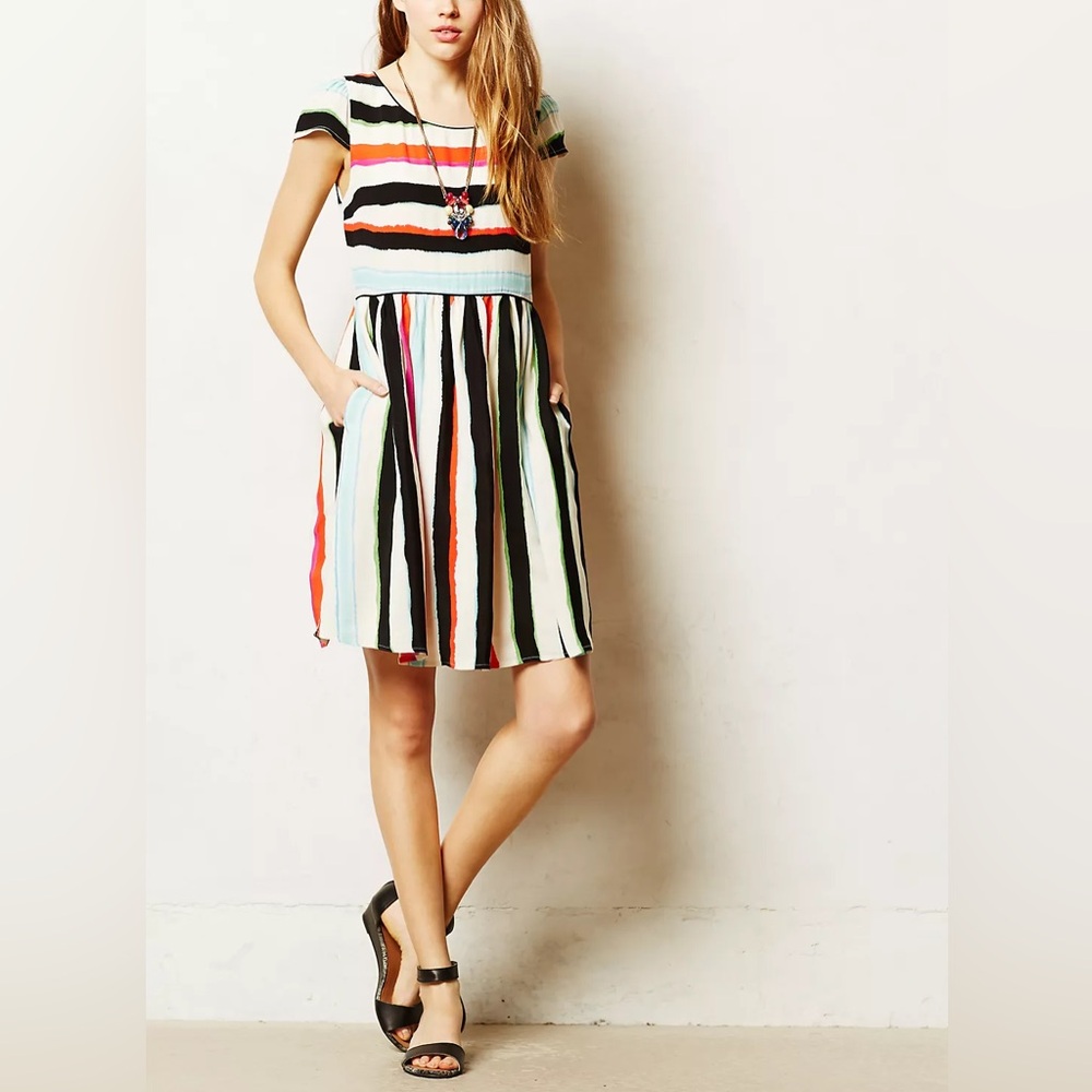 Anthropologie Maeve Peralta Flared Dress